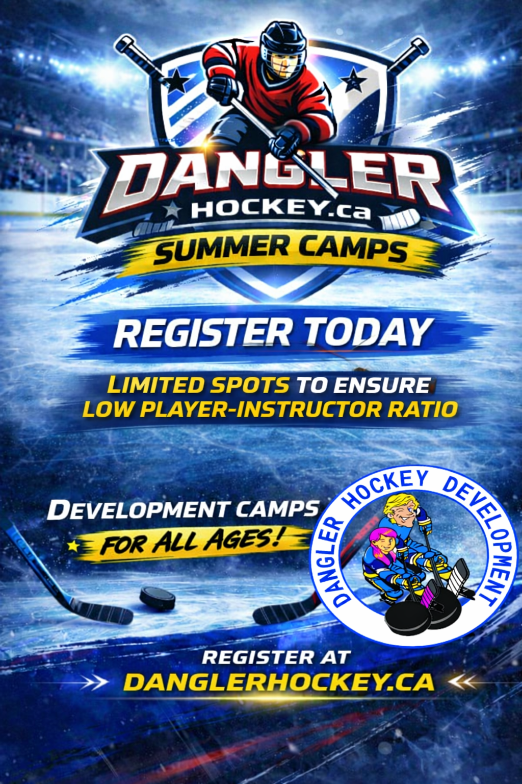 Blue Dangler camps register